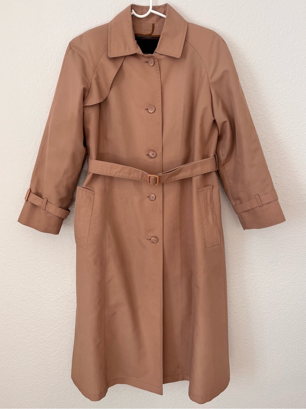 Vintage London Fog Trench Coat Tan Size 6